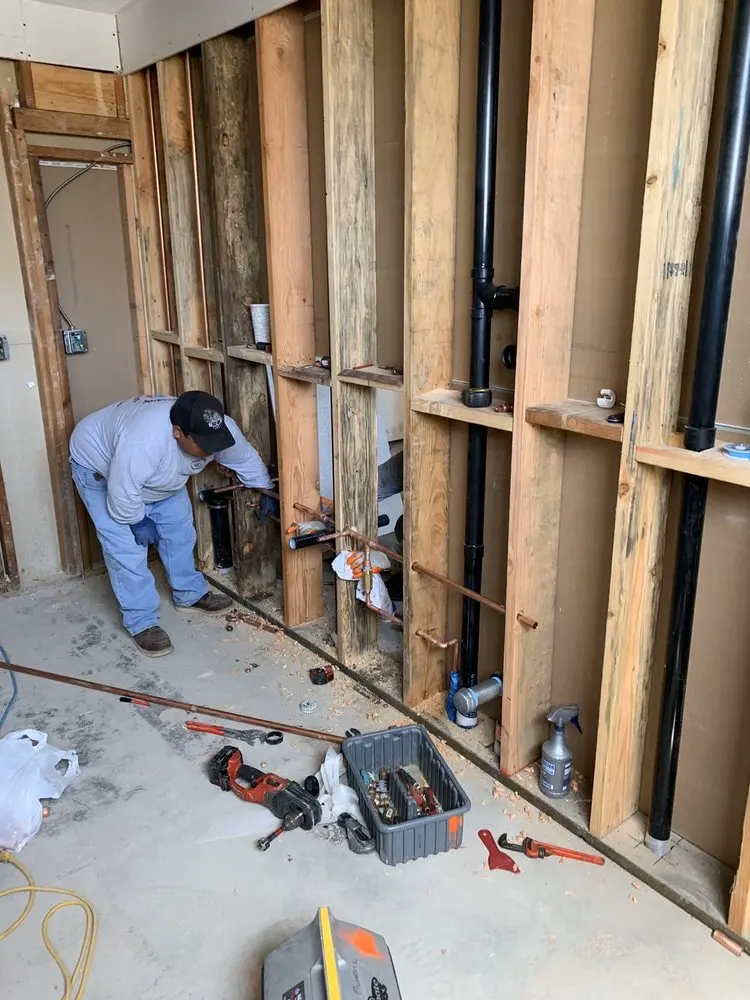 Commercial rough-in plumbing for Water Heater Replacement in West Miami